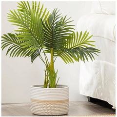 Generic Cotton Storage Rope Woven Baskets 9x7 Inch Pack of 1 (Beige)