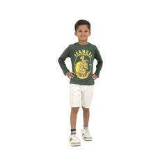 Generic Pack of 3 Boy's Cotton Printed Full Sleeve T-Shirt's (Multicolor)