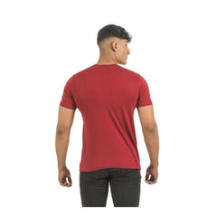 Generic Pack of 2 Men's Casual Cotton Printed Short Sleeve Tshirts (Multicolor)