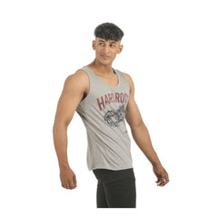 Generic Pack of 2 Men's Casual Cotton Printed Sleeveless Sleeve Tshirts (Multicolor)