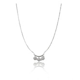 Generic Women's Stainless Steel Imported Stanless Steel Heart Pendent Chain (Silver Plated)