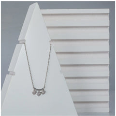 Generic Women's Stainless Steel Imported Stanless Steel Heart Pendent Chain (Silver Plated)