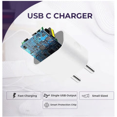 Generic VOXEL 65 Watt Usb Fast Charger AB Plastic (White)