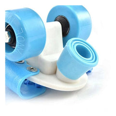 Generic Plastic Roller Adjustable Inline Skating Shoes For Sport (Multicolor )