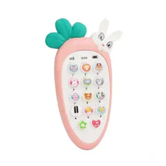 Generic Plastic Rabit Mobile Phone Toy For Kids With Music And Light Early Educational Smart Phone (Multicolor )