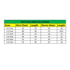Generic Boy's Lycra Blend Printed Short Sleeve Shirt and Shorts Set (MultiColor)