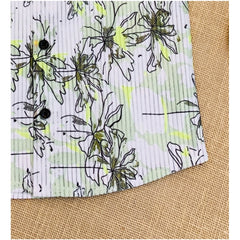 Generic Boy's Cotton Blend Printed Short Sleeve Shirt (MultiColor)