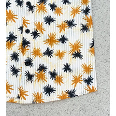 Generic Boy's Cotton Blend Printed Short Sleeve Shirt (MultiColor)