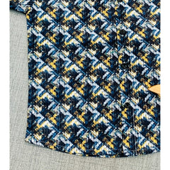 Generic Boy's Cotton Blend Printed Short Sleeve Shirt (MultiColor)