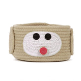 Generic Cotton Pen Holder Inch Pack of 1 Storage Basket For Clothes (Beige)