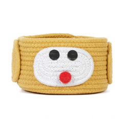 Generic Cotton Pen Holder Pack of 1 Storage Basket For Clothes (Yellow)