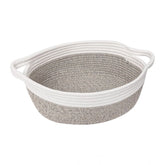 Generic Cotton Baby Gift Basket Inch Pack of 1 Storage Basket For Clothes (White)