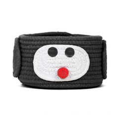 Generic Cotton Pen Holder Pack of 1 Storage Basket For Clothes (Black)