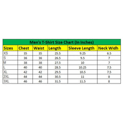 Generic Men's Casual Cotton Blend Printed Round Neck Half Sleeve T-Shirt (Black)