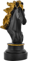 Horse Face Antique Finish Sculpture Art Decor for Home Decor Showpiece