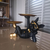Bulldog table top tray showpiece
