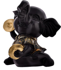 Elephant Playing Musical Instrument showpiece
