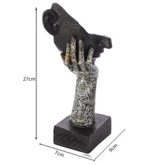 Mordern Art Love Face On Hand Decorative Showpiece Lovely Statue for Home D?cor.