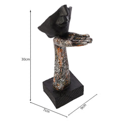Mordern Art Love Face On Hand Decorative Showpiece Lovely Statue for Home D?cor.