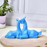 Lovely Sitting Deer Pain Antique Finish Statue Sculpture for Home Decor Showpiece.