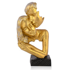 Love Couple Human Face Decorative Showpiece .