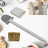 Portable Silicone Toilet Brush ? Wall-Mounted, Anti-Drip Cleaner with Non-Slip Handle