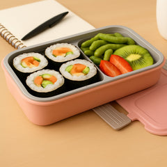 BPA-Free Snack Pack-2 Lunch Box ? 2-Compartment
