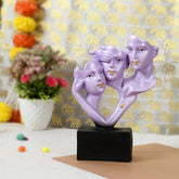 Human Face Decor Showpiece