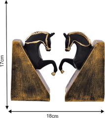 Horse Face Book Holder Statue for Home Decor Living Room showpiece.