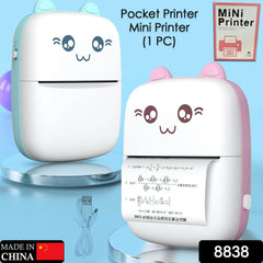 Pocket Mini Bluetooth Thermal Printer ? Wireless Smart Printer for Photos (Includes 1 Roll Paper)