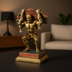 Atlas Fitness Resin Sculpture