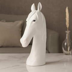 Romantic Couple And Horse decor statue