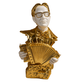 Accordion Musician Bust Showpiece