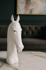 Romantic Couple And Horse decor statue