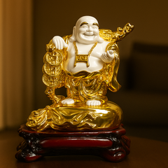 Laughing buddha decor showpiece