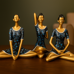 Yoga Lady showpiece Set