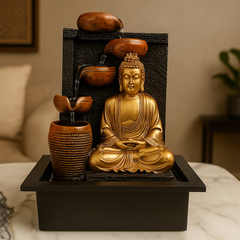 Buddha Water Fountain Showpiece