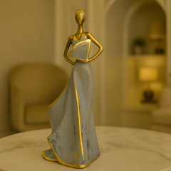 Lady Wine Bottle Holder showpiece