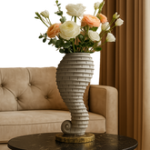 Ganesha Trunk Design Vase Showpiece