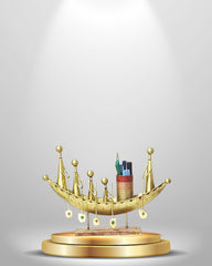 Handicrafted Boat Shape Pen, Pencil Holder