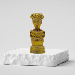 Ashoka Pillar Stambh Sculpture for Car Dashboard Idols