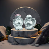 Handmade Romantic Couple Showpiece Resin Figurine for Home & Living Room Decor Anniversary, Wedding & Diwali Gift