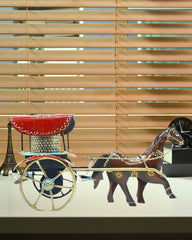 Horse Cart Compartments Metal Pencil Holder