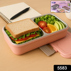BPA-Free Snack Pack-2 Lunch Box ? 2-Compartment
