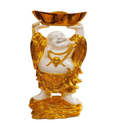 Golden Laughing Buddha Statue