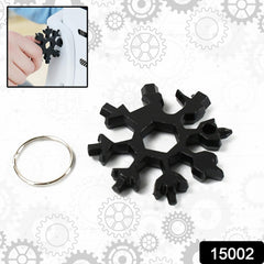 Durable 18-in-1 Snowflake Multi-Tool ? Portable Bottle Opener, Phillips Screwdriver & Wrench Kit