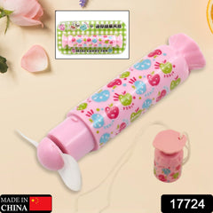 Battery Operated Handheld Mini Fan ? Portable Cooling Fan for Travel, Office & Outdoors (1 Pc, Battery Not Included)