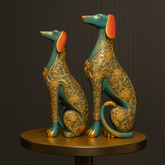 Decorative Dog Sculpture Decor
