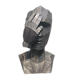 Modern Abstract Face Decor Statue Set