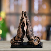 Polyresin Namaste Hand Decor Showpiece